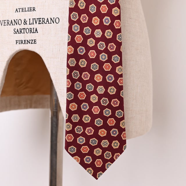 美品✨Liverano & Liverano レジメンタル シルクタイ 伊製 リヴェラーノ＆リヴェラーノ 公式オンラインストア/ネクタイ