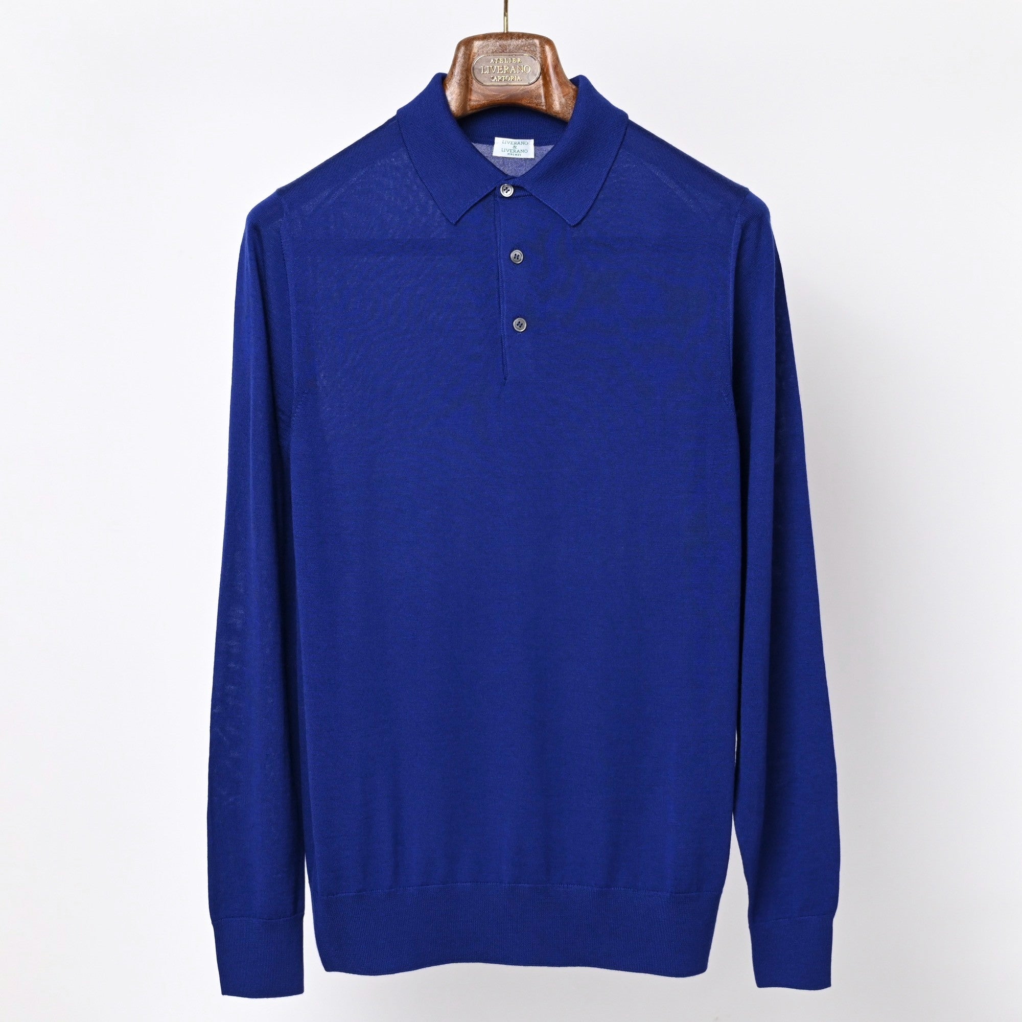 LIVERANO＆LIVERANO ニット ポロシャツ リヴェラーノ＆リヴェラーノ イタリア製最高級メンズ長袖ニット