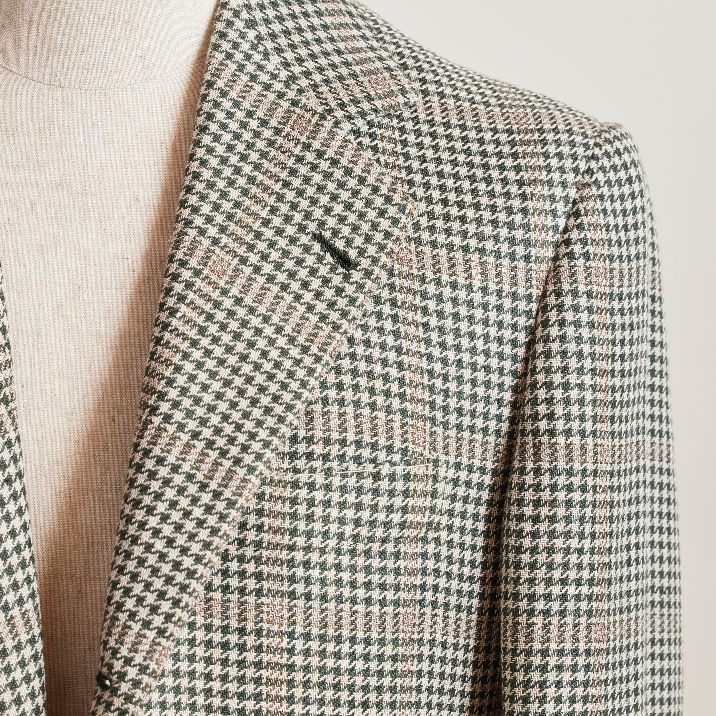 美品 LIVERANO & LIVERANO ウール フランネル ジャケット リヴェラーノ＆リヴェラーノ メンズシングルジャケット グリーン
